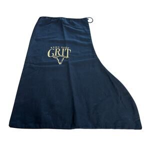 Kemo Sabe Grit | Felt Drawstring Black Dust Bag Set for Boots